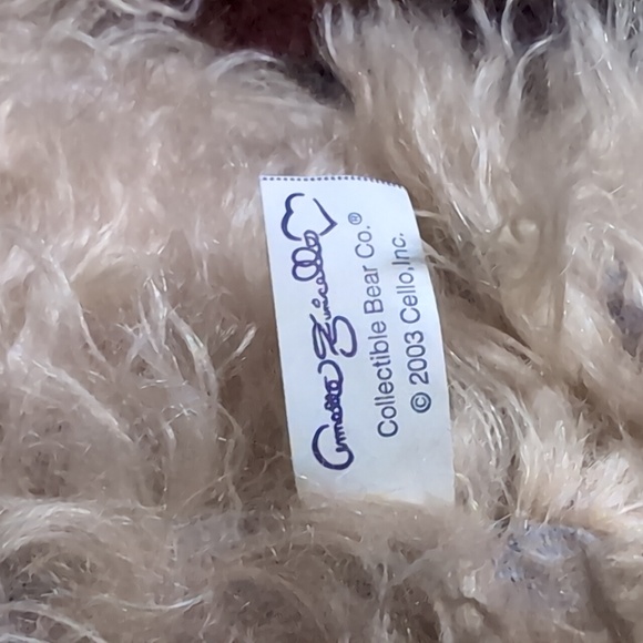 Vintage ANNETTE FUNICELLO* collectible musical plush 16" bear working cond. - Picture 7 of 11